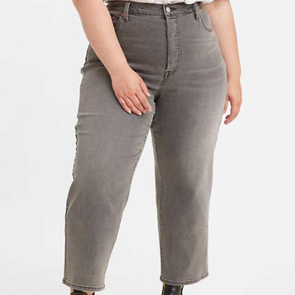 20W Levis Ribcage Straight Ankle Jeans in Cosmic Chatter NWOT